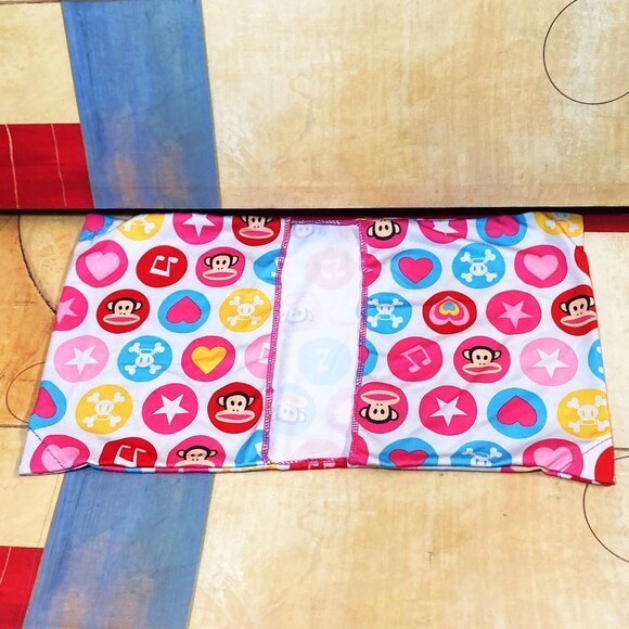 (2) PAUL FRANK MONKEY STRETCH FABRIC BOOK SLEEVES SCHOOL BOOK COVERS - Picture 4 of 5